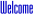 Welcome page
